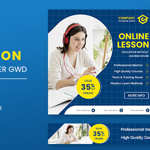 Online Course Animated Banner GWD