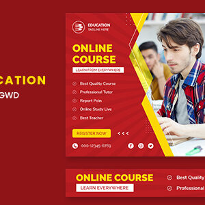 Online Course Animated Banner GWD