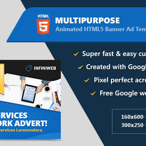 HTML5 Animated Banner Ads - Multipurpose (GWD)