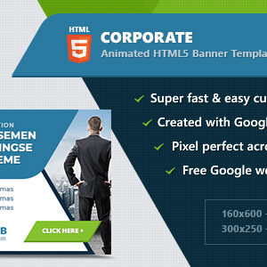 HTML5 Animated Banner Ads - Corporate (GWD)