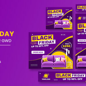 Black Friday Furniture HTML5 Banner Ads GWD
