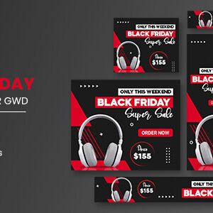 Product Sale Black Friday HTML5 Banner Ads GWD