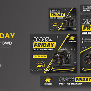 Product Sale Black Friday HTML5 Banner Ads GWD