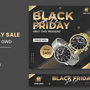 Black Friday Sale Watch HTML5 Banner Ads GWD