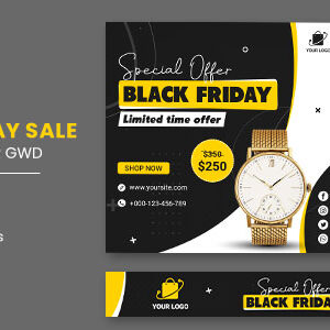 Black Friday Sale Watch HTML5 Banner Ads GWD
