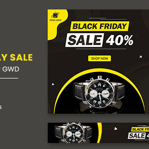 Black Friday Sale Watch  HTML5 Banner Ads GWD