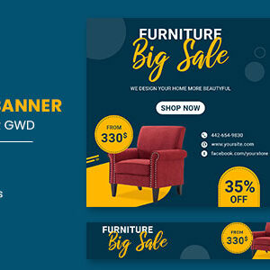 Furniture Google Adwords HTML5 Banner Ads GWD