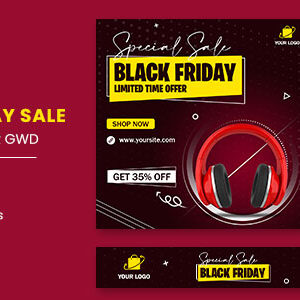 Black Friday Sale Product HTML5 Banner Ads GWD