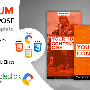 Adforum | Multipurpose HTML 5 Animated Google Banner