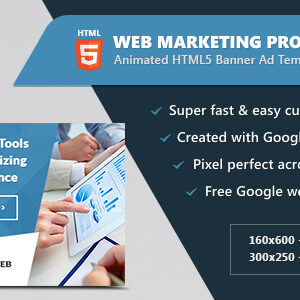 Animated HTML5 Web Marketing Promo Banners Ads
