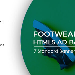 Animated Html5 Footwear Sale Ad Banners Template