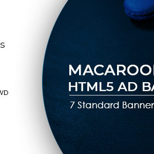 Animated Html5 Macroons Ad Banners Template
