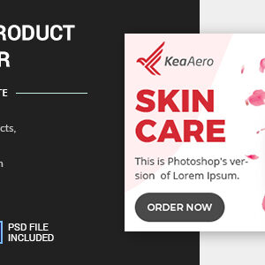 Beauty Care Product - HTML5 Animated Banner Template