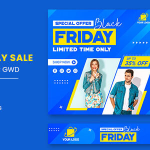 Black Friday Fashion Sale HTML5 Banner Ads GWD