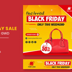 Black Friday Sale Bag HTML5 Banner Ads GWD