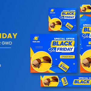 Black Friday Sale Fashion HTML5 Banner Ads GWD