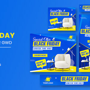 Black Friday Sofa HTML5 Banner Ads GWD