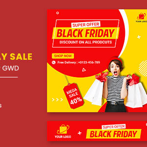 Black Friday Super Offer HTML5 Banner Ads GWD