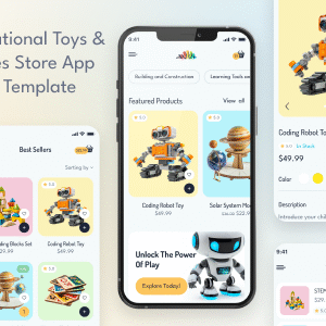 BrainNest - Educational Toys & Games Store HTML & CSS App with Payload CMS