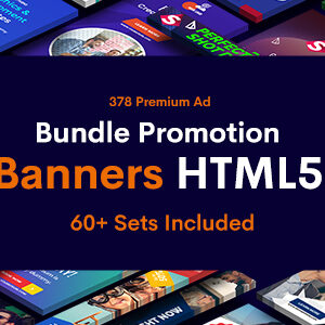 Bundle Promotion Banners HTML5 GWD & PSD - 60 Sets