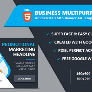 Business Banner Ads / Multipurpose - HTML5 GWD