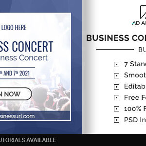 Business Banner - Concert Ad Template (BU019)