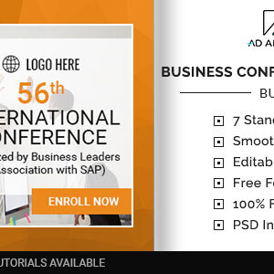 Business Banner | Conference Ad Template (BU018)