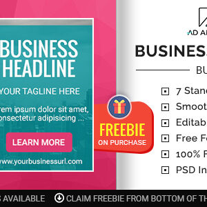 Business Banner - HTML5 Ad Template (BU002)