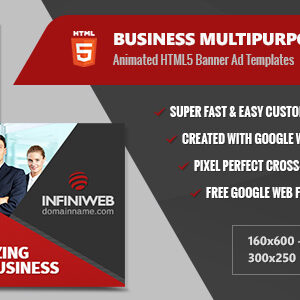 Business Banners Multipurpose - HTML5 Animated GWD