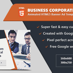 Business Corporate Finance - HTML5 Banner Ad Templates