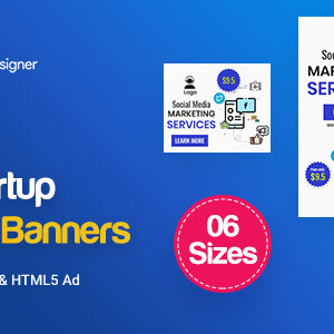 C05 - SEO, Startup Agency Banners GWD & PSD