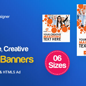 C105 - Multipurpose, Business Banners HTML5 ( GWD & PSD)