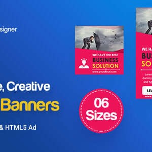 C108 - Multipurpose, Business Banners HTML5 ( GWD & PSD)