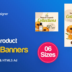 C18 - Cosmetic Banners HTML5 - GWD & PSD