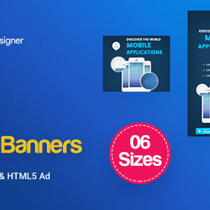 C21 - Mobile App Banners HTML5 Ad - GWD & PSD