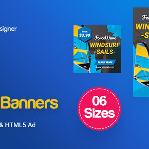 C39 - Surf's Up HTML5 Banners Ad - GWD & PSD