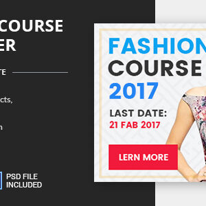 Fashion Course02 - HTML5 Animated Google Banner 02