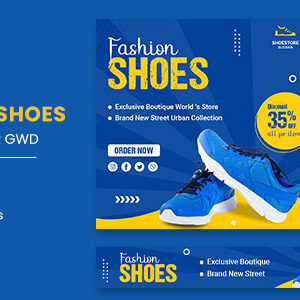 Fashion Shoes Product HTML5 Banner Ads GWD