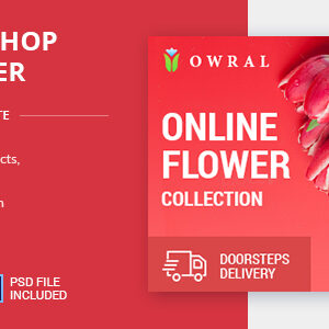 Flower Shop | AD Banner Template HTML5