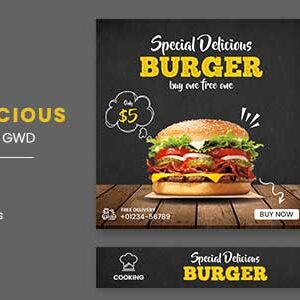 Food Animated Banner GWD