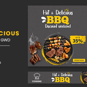 Food BBQ Animated Banner GWD