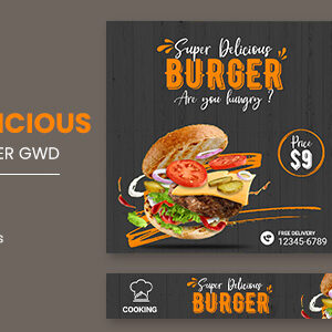 Food Delicious Animated Banner GWD