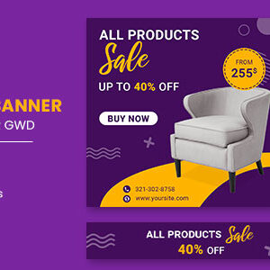 Furniture Google Adwords HTML5 Banner Ads GWD