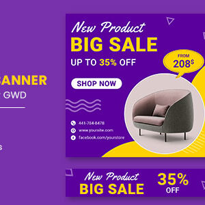 Furniture Model  Google Adwords HTML5 Banner Ads GWD