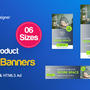 Furniture Product Banners HTML5 D44 Ad - GWD & PSD