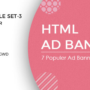 HTML Ad Banners - Summer Sale Set-3