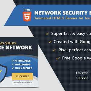 HTML5 Ads - Network Security Banner Templates