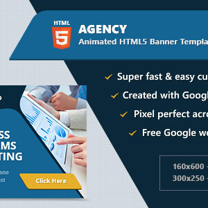 HTML5 Animated Banner Ads - Agency Business (GWD)