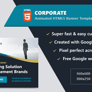 HTML5 Animated Banner Ads - Corporate (GWD)