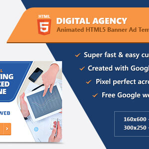 HTML5 Animated Banner Ads - Digital Agency (GWD)